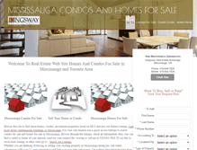 Tablet Screenshot of mississaugacondosandhouses.com